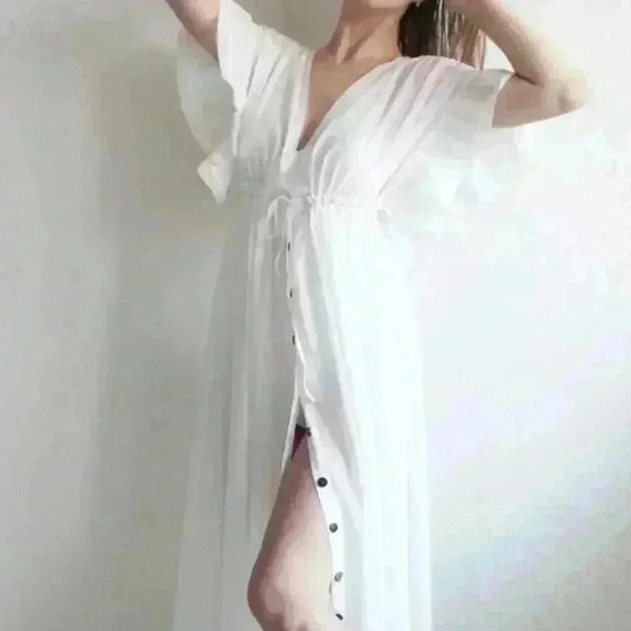 Vintage Bohemian Long Beach Dress - Picture 10 of 16